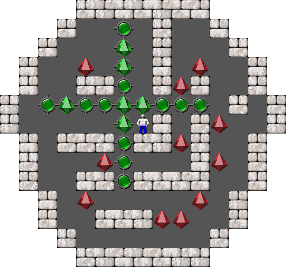 Sokoban ACSmileys 4 level 119